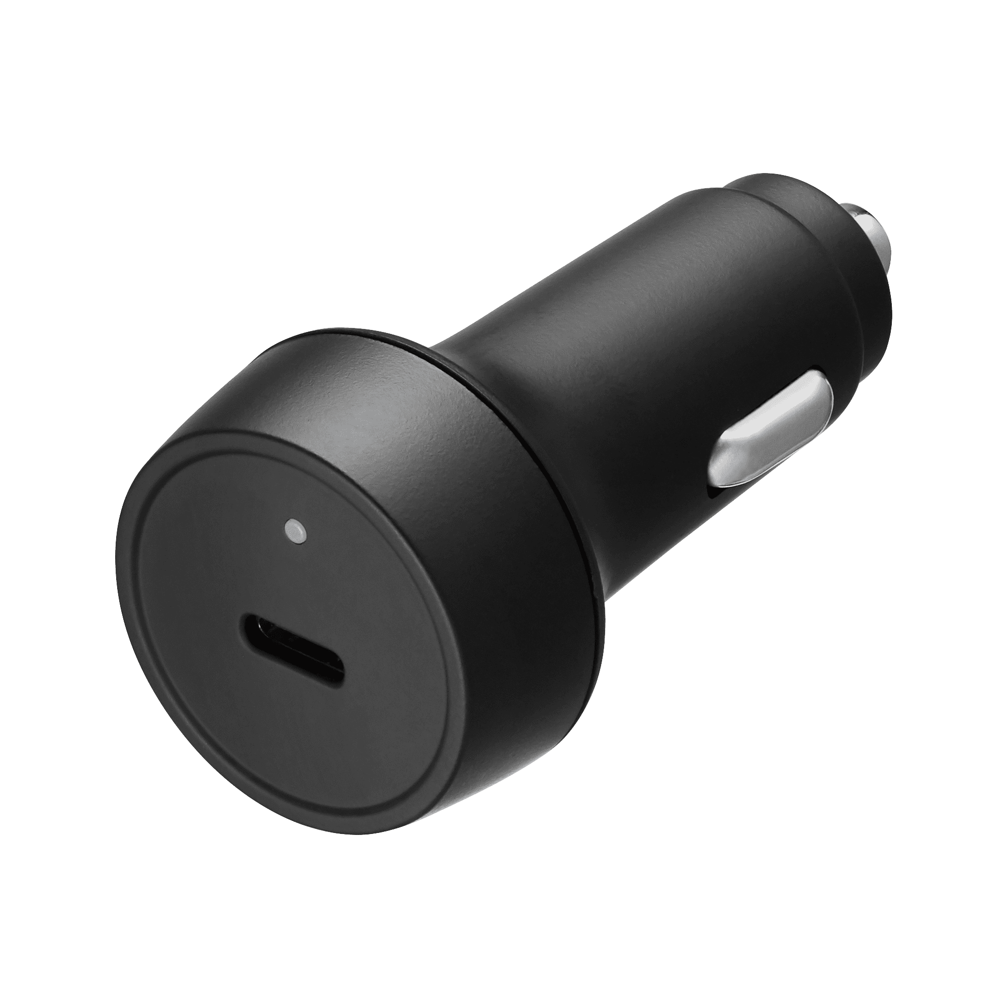 TPD-A18B (Black) Compact Car charger with LED Type-C 18W power delivery