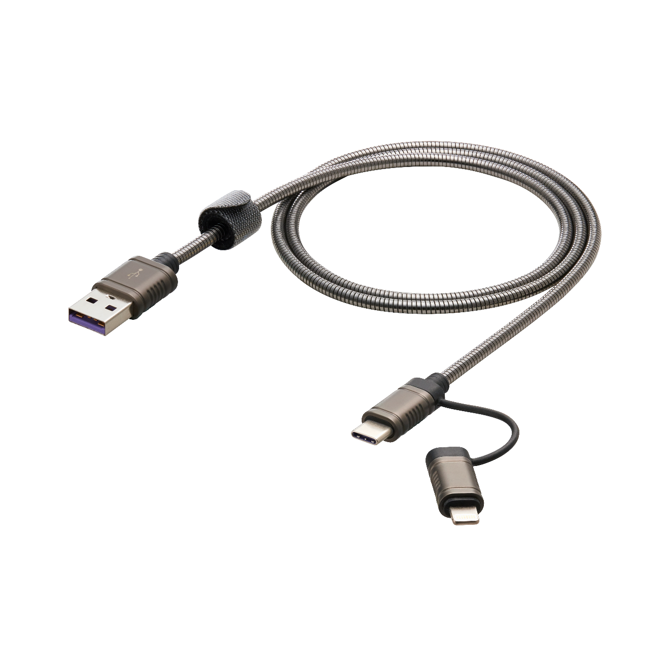 2 in 1 USB 3.0 to Type-C to Lighting