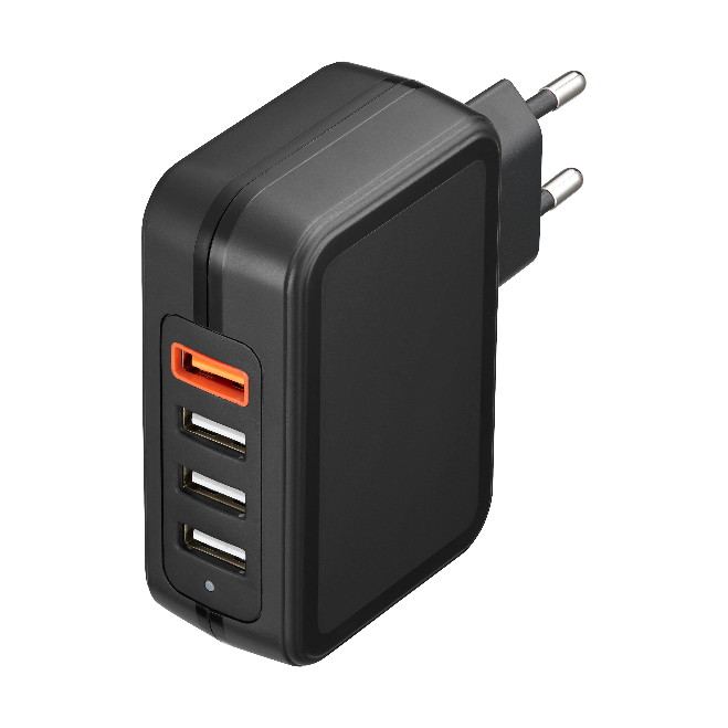 33W Wall Charger with QC3.0+ 3 X USB A(5v/3A)