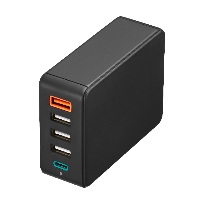 51W Charging Hub USB PD3.0 with USB QC3.0+4.8A plus LED